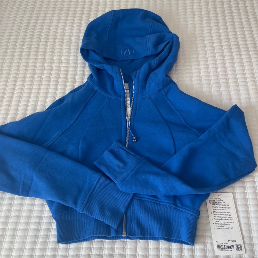 Scuba Full Zip Cropped Hoodie - lululemon